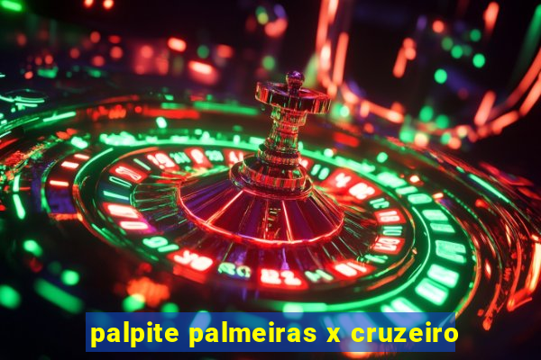 palpite palmeiras x cruzeiro