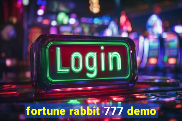 fortune rabbit 777 demo