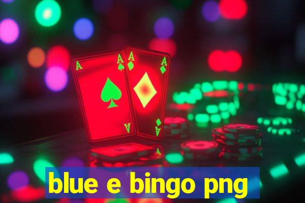 blue e bingo png