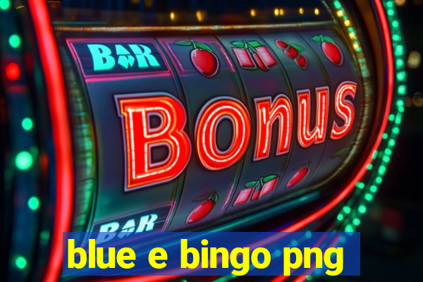 blue e bingo png