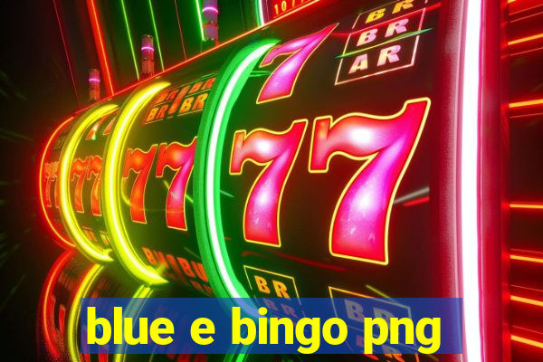 blue e bingo png