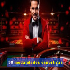 30 modalidades esportivas