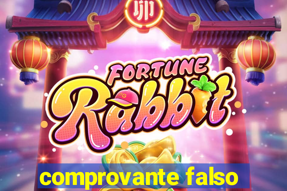 comprovante falso