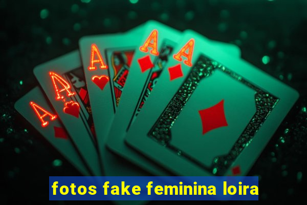 fotos fake feminina loira