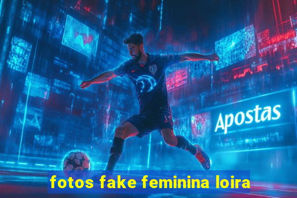 fotos fake feminina loira