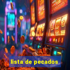 lista de pecados