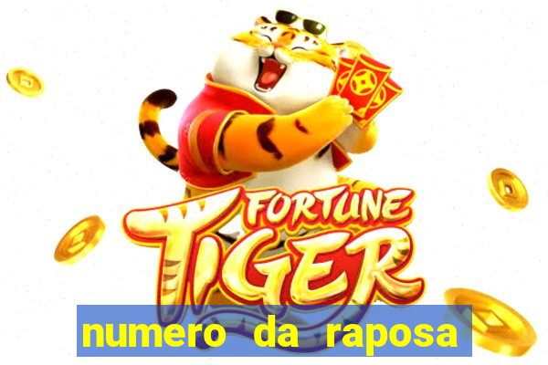 numero da raposa jogo do bicho