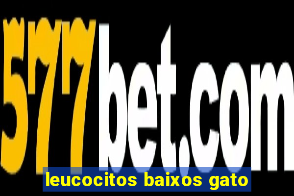 leucocitos baixos gato