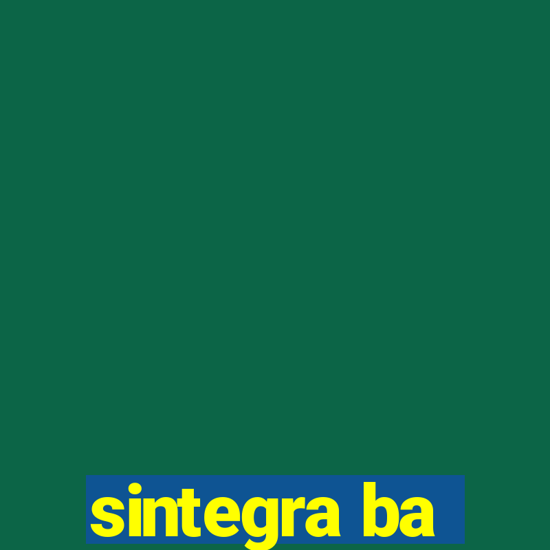 sintegra ba