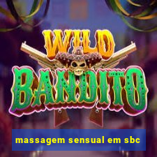 massagem sensual em sbc