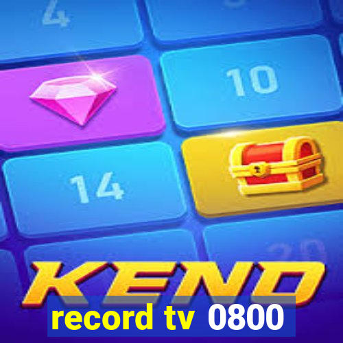 record tv 0800