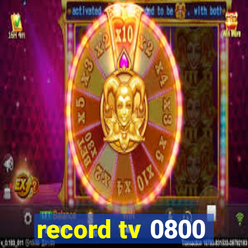 record tv 0800