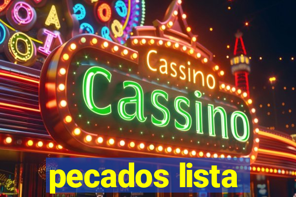 pecados lista