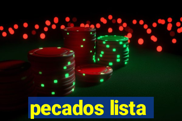 pecados lista