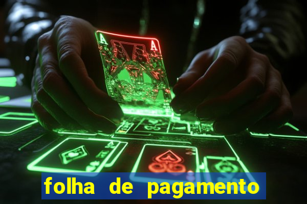 folha de pagamento para preencher word