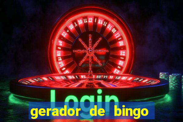 gerador de bingo de palavras