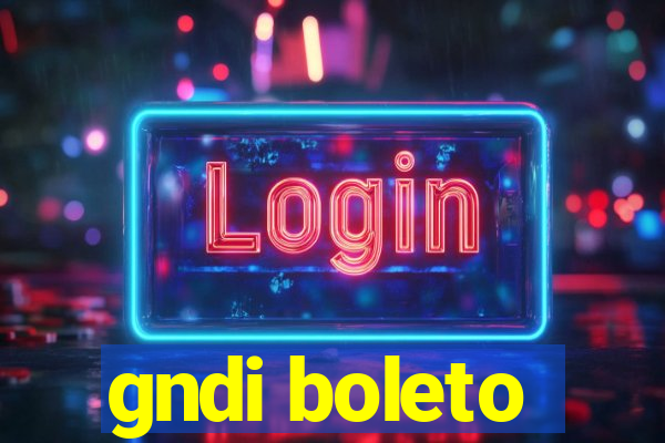 gndi boleto