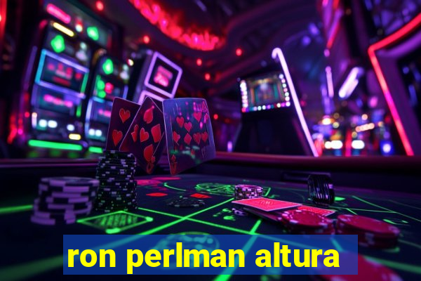 ron perlman altura