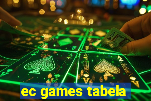 ec games tabela