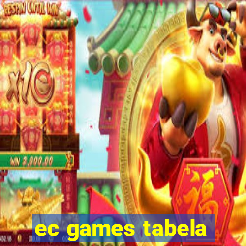 ec games tabela