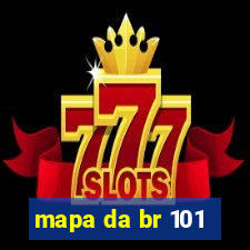 mapa da br 101