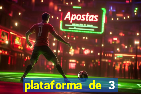 plataforma de 3 reais jogo