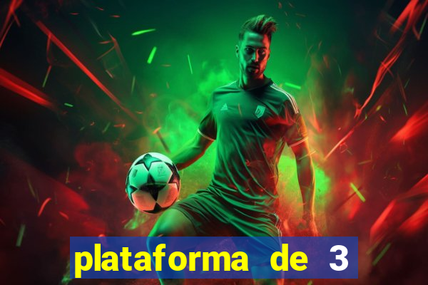 plataforma de 3 reais jogo