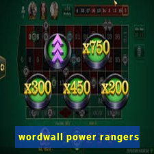 wordwall power rangers