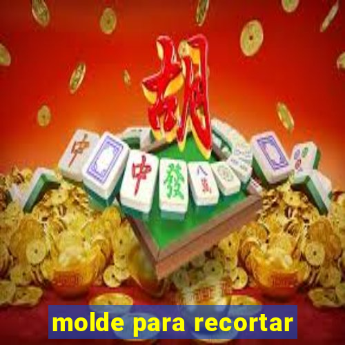 molde para recortar