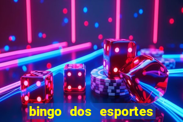 bingo dos esportes para imprimir