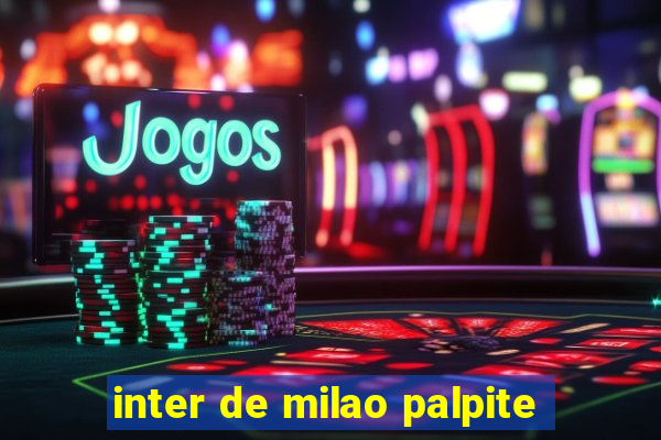 inter de milao palpite