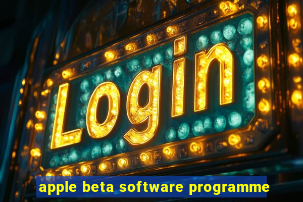 apple beta software programme