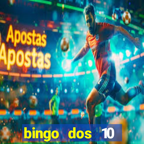 bingo dos 10 mandamentos da lei de deus