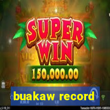 buakaw record