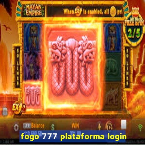 fogo 777 plataforma login