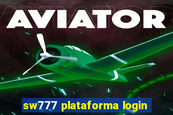 sw777 plataforma login