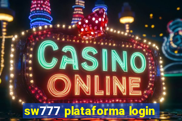 sw777 plataforma login