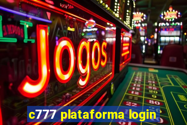 c777 plataforma login