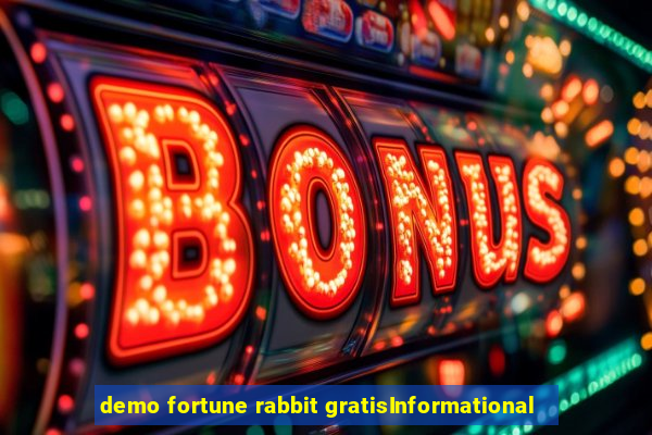 demo fortune rabbit gratisInformational