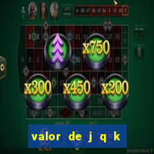 valor de j q k en blackjack