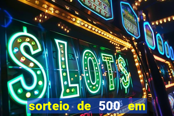 sorteio de 500 em cash toda segunda feira novibet