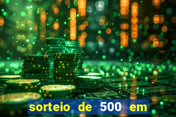 sorteio de 500 em cash toda segunda feira novibet