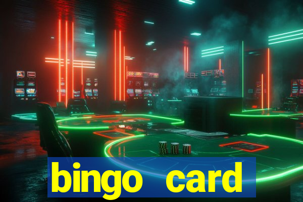 bingo card generator with pictures