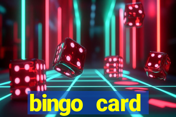 bingo card generator with pictures