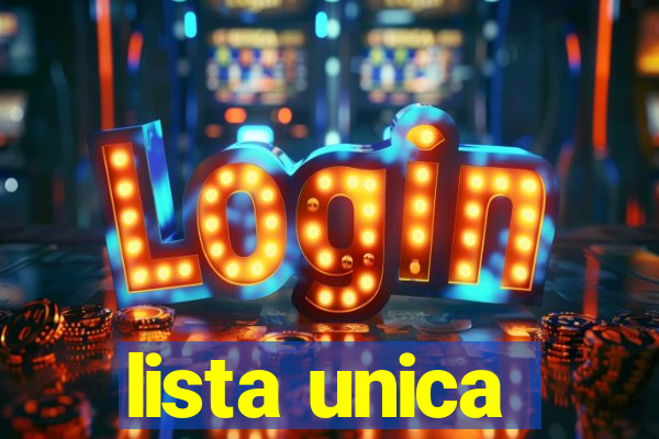 lista unica