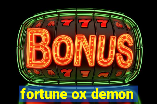 fortune ox demon