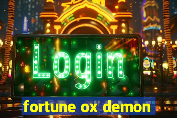 fortune ox demon