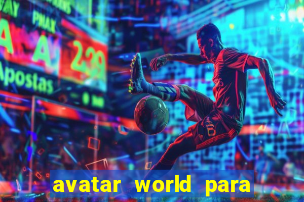 avatar world para colorir e imprimir