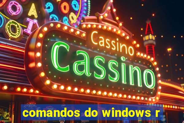 comandos do windows r