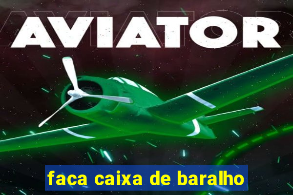 faca caixa de baralho